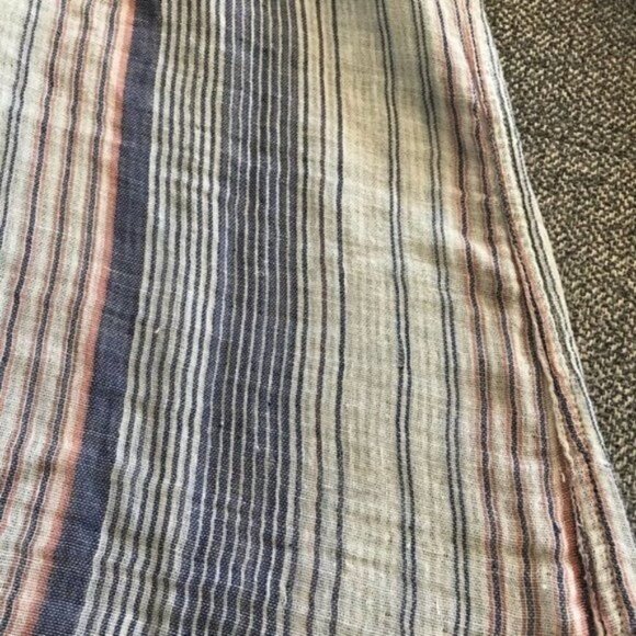 Rails Stripe Gray Cotton Button Up Shirt Small - Picture 8 of 8